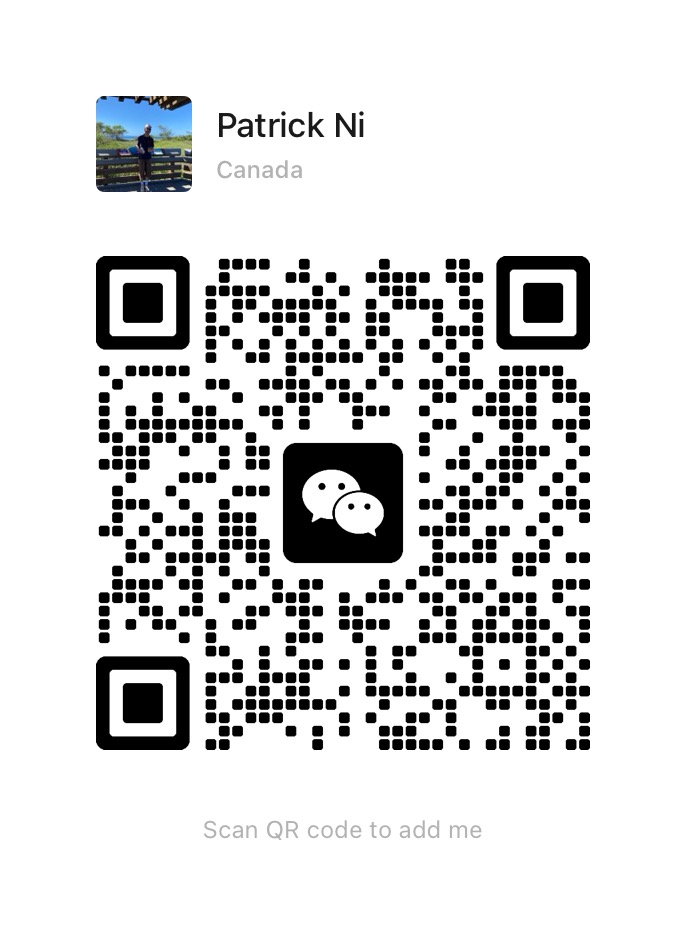 Patrick WeChat QR Code